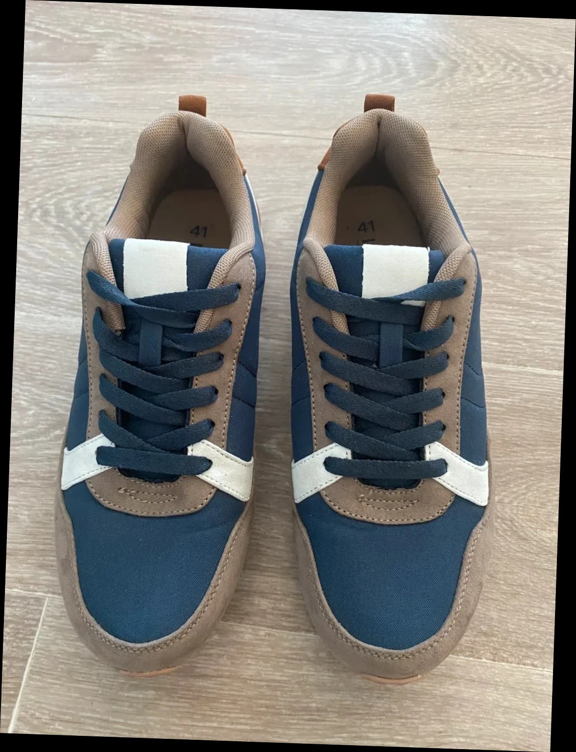 Men's blue gray sneakers | 41 – photo 4
